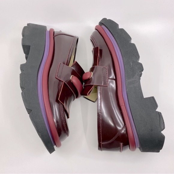 4CCCCEES Crunch Fringe Loafers. Color Oxblood SZ 6.5 - Picture 10 of 14